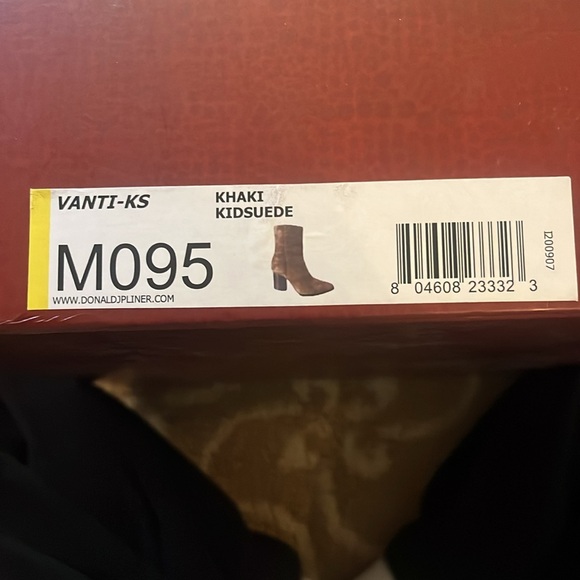 Donald Pliner Suede Heeled Boot - Picture 2 of 4